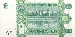 Banknote from Moldova