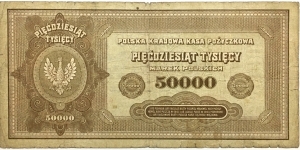 Banknote from Poland