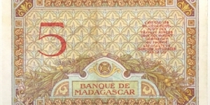 Banknote from Madagascar