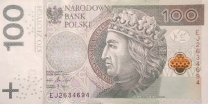 Poland 100 Złotych
EJ 2634694 Banknote