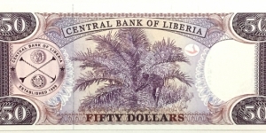 Banknote from Liberia