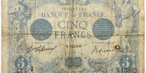 5 Francs Banknote