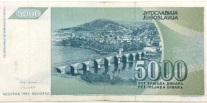 Banknote from Yugoslavia