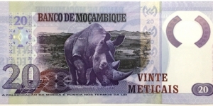 Banknote from Mozambique