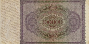 Banknote from Germany