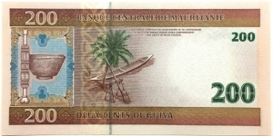 Banknote from Mauritania