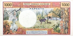 Banknote from French Polynesia