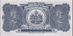 Banknote from Haiti