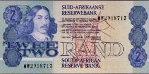 P-118dr Two Rand (Replacement) Banknote