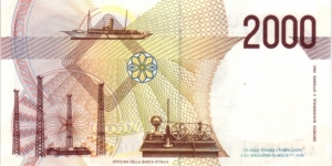 Banknote from Italy