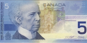 BC-62a AOF $5 short prefix Banknote