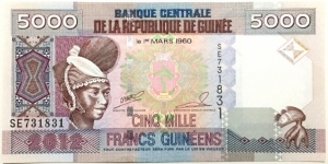 5000 Francs Banknote