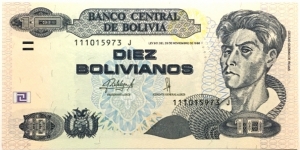 10 Bolivianos Banknote