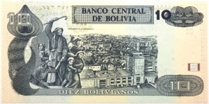 Banknote from Bolivia