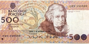 500 Escudos Banknote