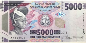 5000 Francs Banknote