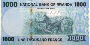 Banknote from Rwanda