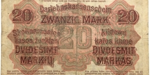 Banknote from Germany