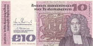 Ireland 10 Pounds Banknote