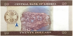 Banknote from Liberia