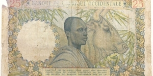 Banknote from West African States