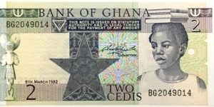 2 Cedis Banknote
