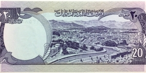 Banknote from Afghanistan