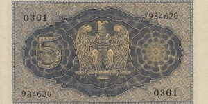 Banknote from Italy