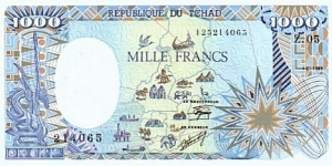 1000 Francs Banknote