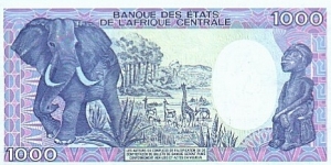 Banknote from Chad