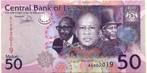 50 Maloti Banknote