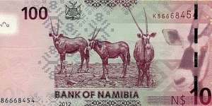 Banknote from Namibia