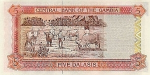 Banknote from Gambia