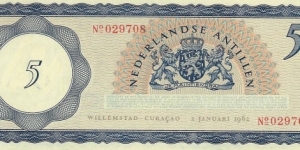 Banknote from Curacao