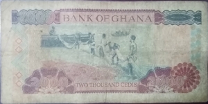 Banknote from Ghana