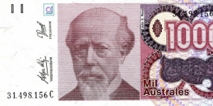 1000 Australes Banknote