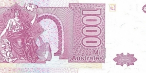 Banknote from Argentina