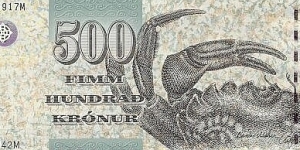 Faroe Islands 500 Krónur Banknote