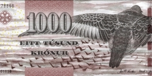 Faroe Islands 1000 Krónur Banknote