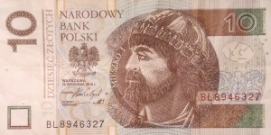 Poland 10 Złotych Banknote