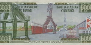 Banknote from Burundi