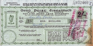 Ireland 1969 2 Shillings postal order.

My first pre-decimal postal order from Ireland. Banknote