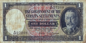 Straits Settlements 1935 1 Dollar. Banknote
