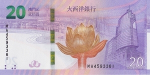 Macau 20 patacas (BNU) 