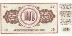 Banknote from Yugoslavia