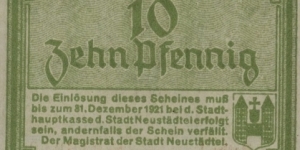 Banknote from Germany