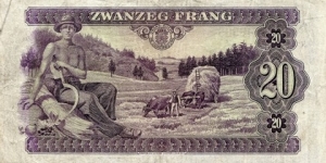 Banknote from Luxembourg