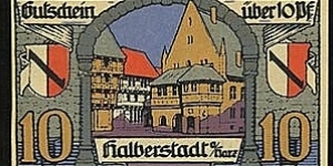 10 Pfennig Notgeld City of Halberstadt Banknote