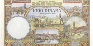 Banknote from Yugoslavia