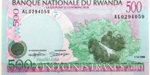 500 Francs Banknote